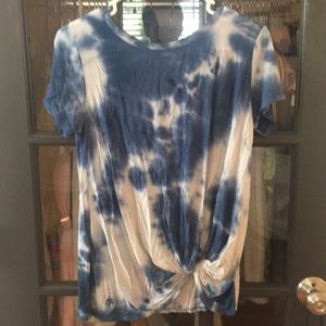 tied tie dye shirt